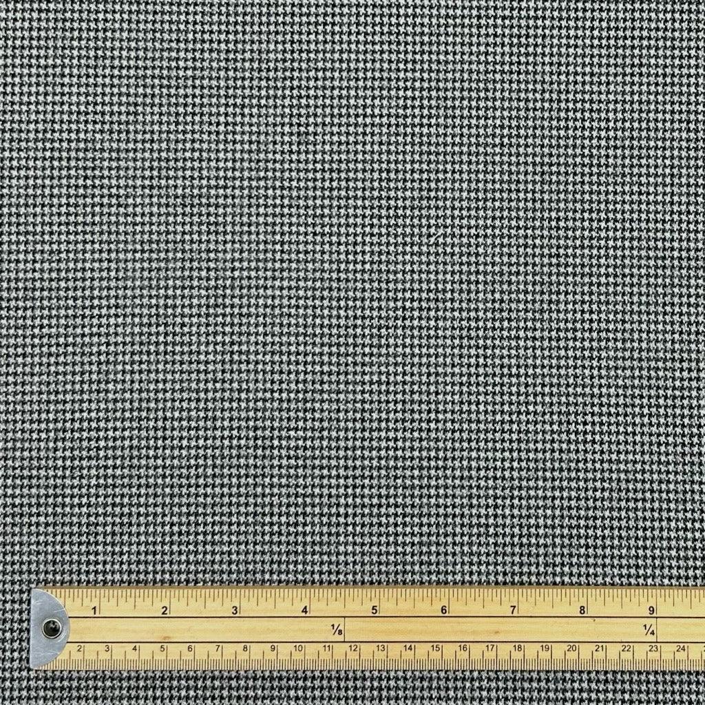 Mini Dogtooth Stretch Wool Fabric
